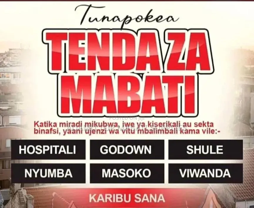 Tender Holders Contractors, Welcome