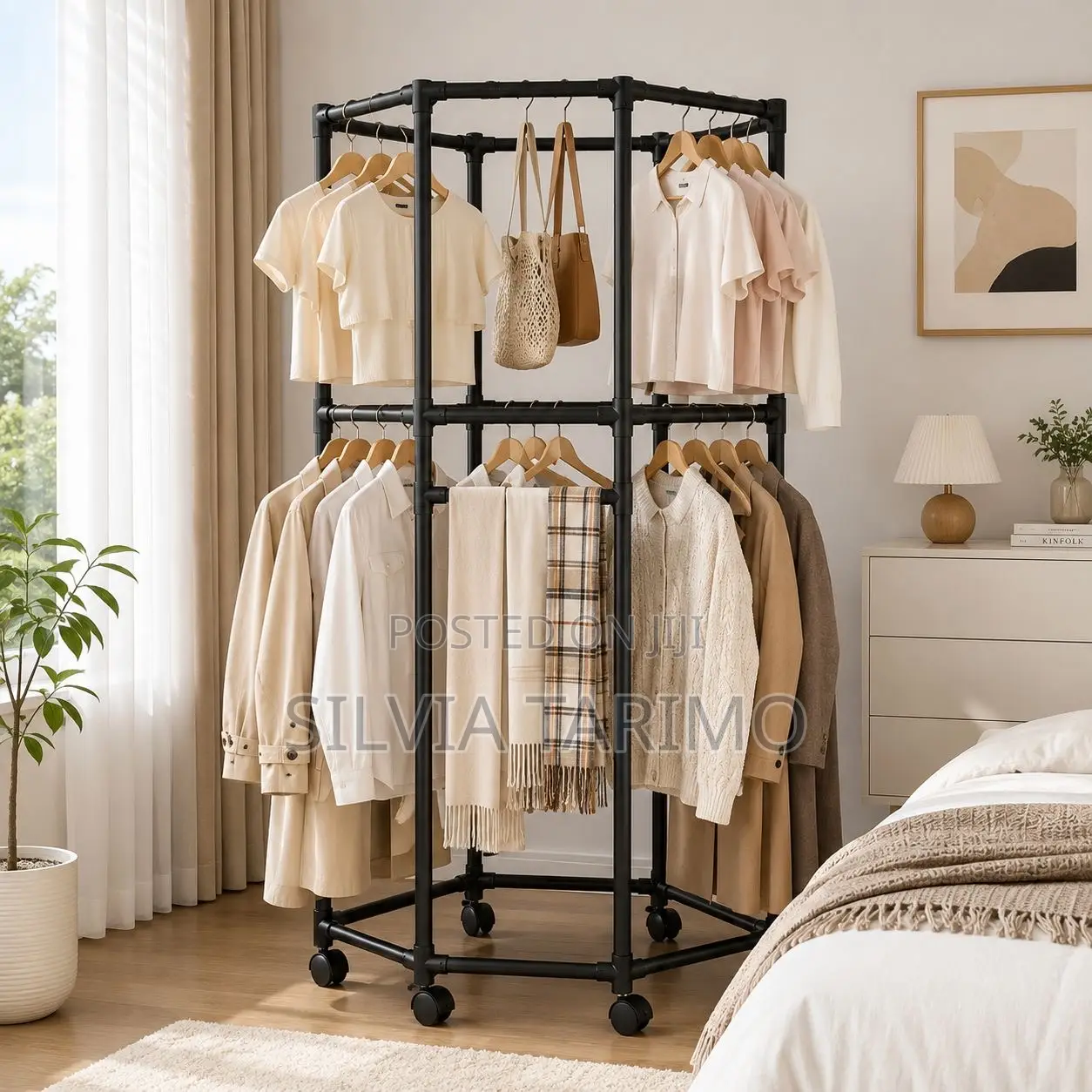 360 Rotating Clothes Rack