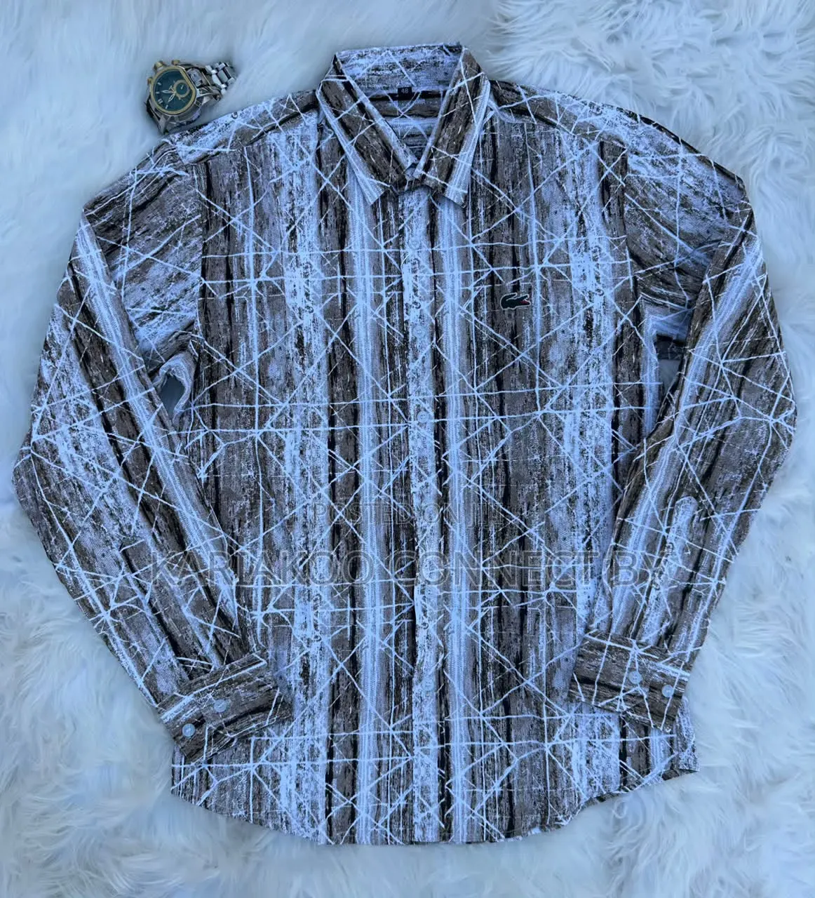 Vintage Checkered Slim-Fit Shirts