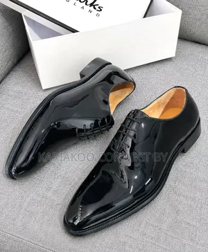 Classic Patent Leather Oxford Shoes