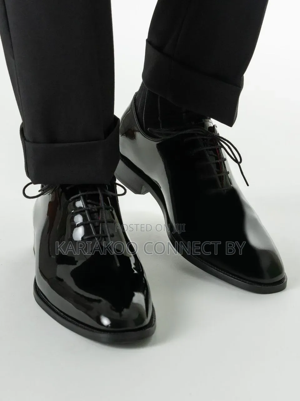 Classic Patent Leather Oxford Shoes