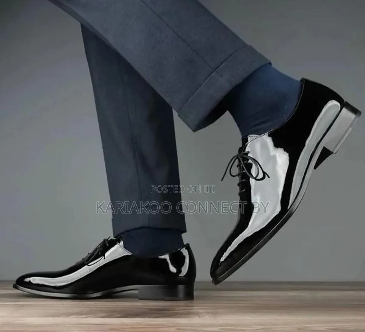 Classic Patent Leather Oxford Shoes