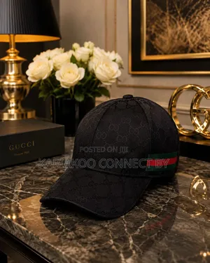 Classic Gucci Canvas Monogram Cap