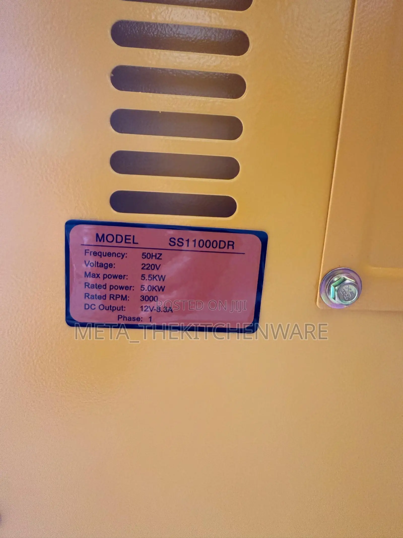 Dahfa Diesel Generator 5.5kw Push To Start With Remote Ss 11000dr