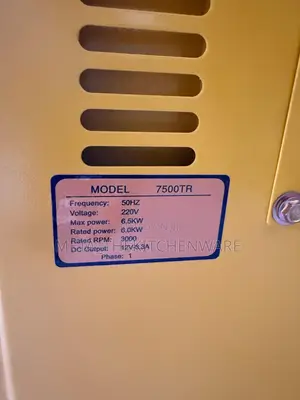 Japan Power Diesel Generator With Remote 6.5kv 7500tr