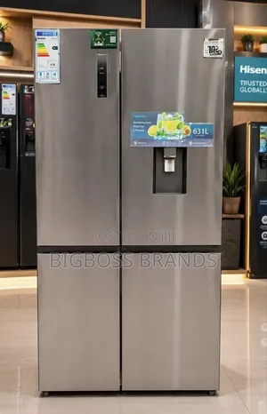 Hisense Fridge Side by Side [ Model H800sb-Wd] 631 Liters