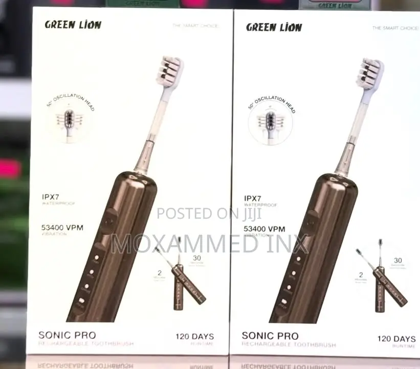 Green Lion Sonic Pro Rechargeable Toothbrush