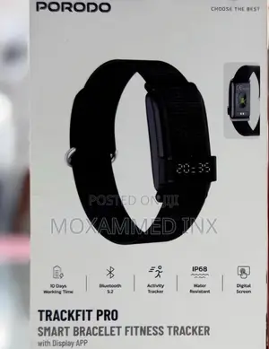 Porodo Trackfit Pro Smart Bracelet Fitness Tracker