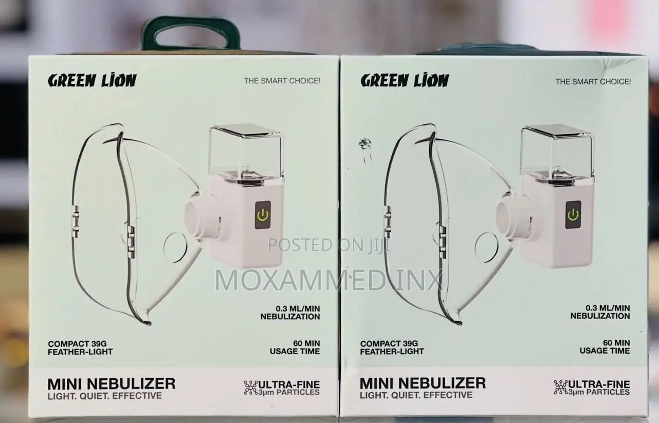 Green Lion Mini Nebulizer,Designed as a Compact, 39-Gram