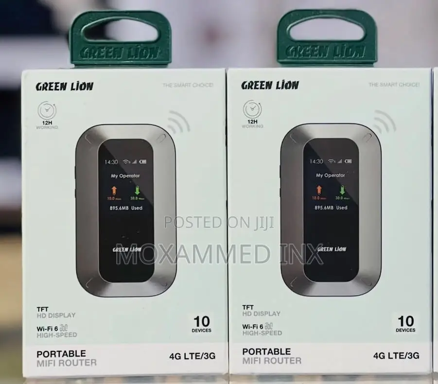 Green Lion Portable Mifi Routerfeatures a 12-Hour Working Time