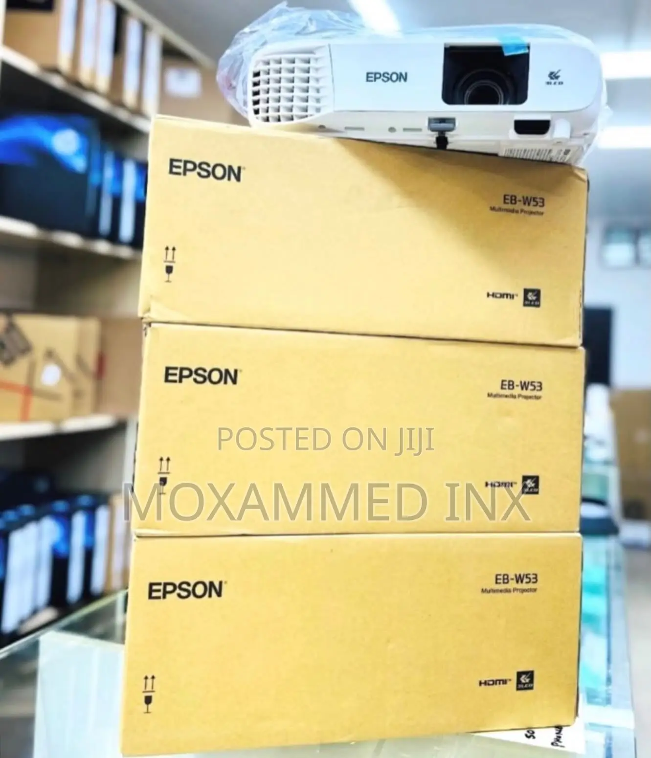 Epson Eb-W53 Multimedia Projector,Which Offers Wxga Resolution