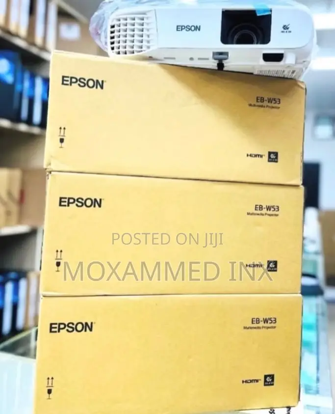 Epson Eb-W53 Multimedia Projector,Which Offers Wxga Resolution