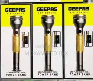 Geepas Vip Series Rechargeable Led Flashlight
