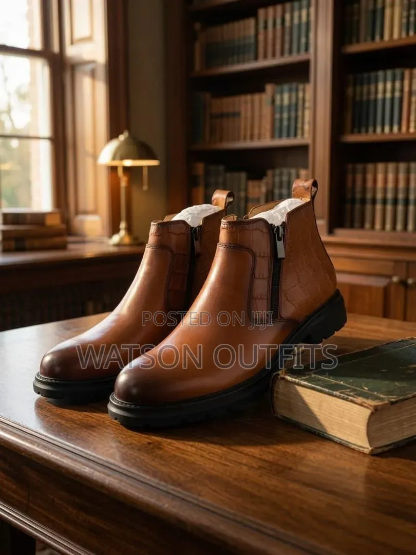 3 Colours Clarks Brand Men's Leather Boots or Shoe Footwears
