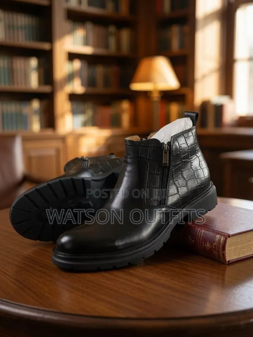 3 Colours Clarks Brand Men's Leather Boots or Shoe Footwears