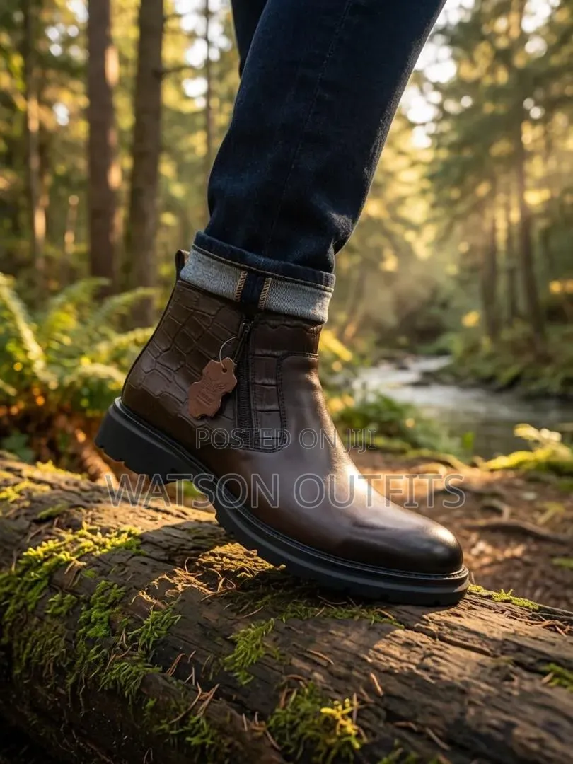 3 Colours Clarks Brand Men's Leather Boots or Shoe Footwears