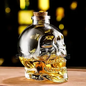 Skull Shaped Whiskey Decanter