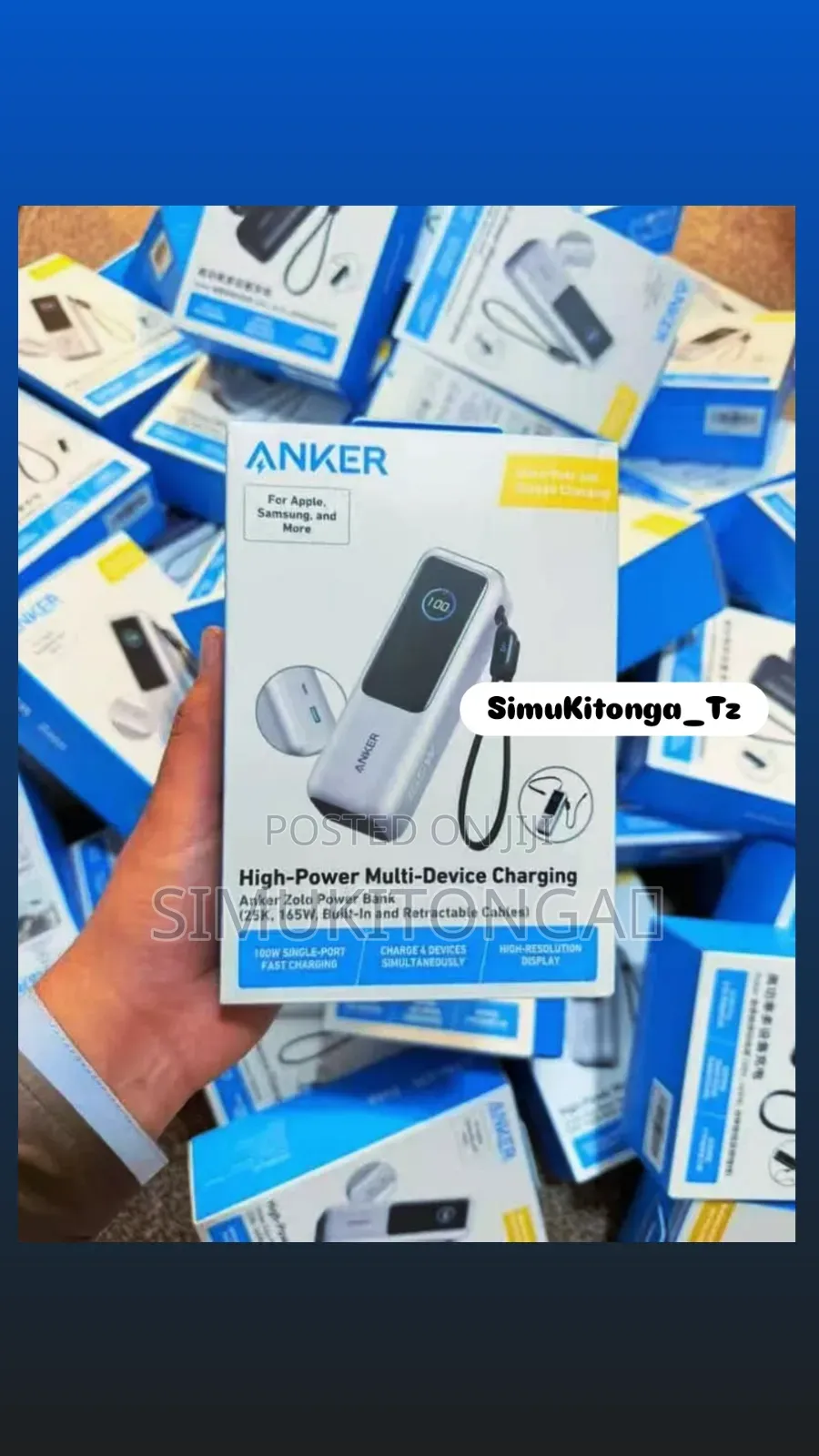 Anker Zolo Power Bank ( Mah, 165w, Built-In