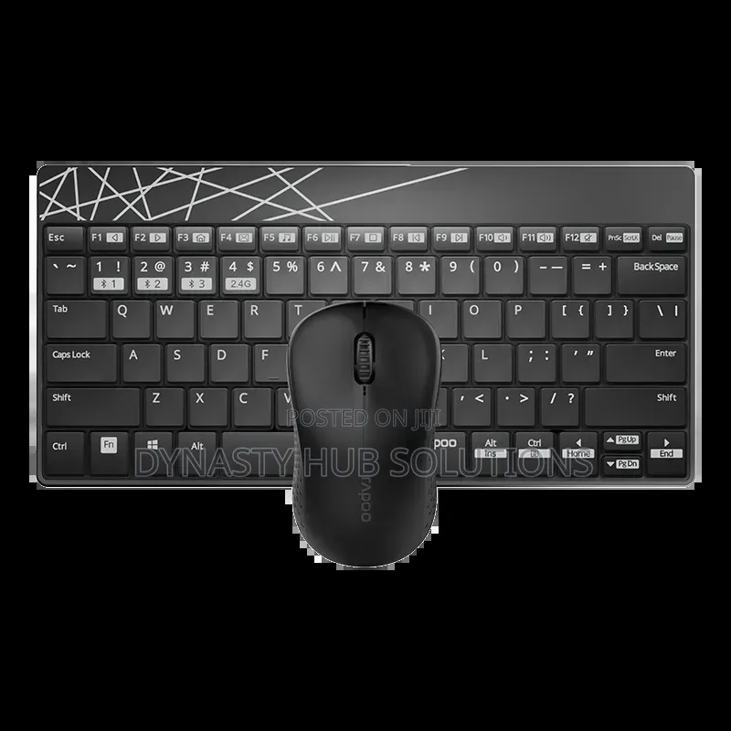 Rapoo 8000m Wireless Keyboard And Mouse
