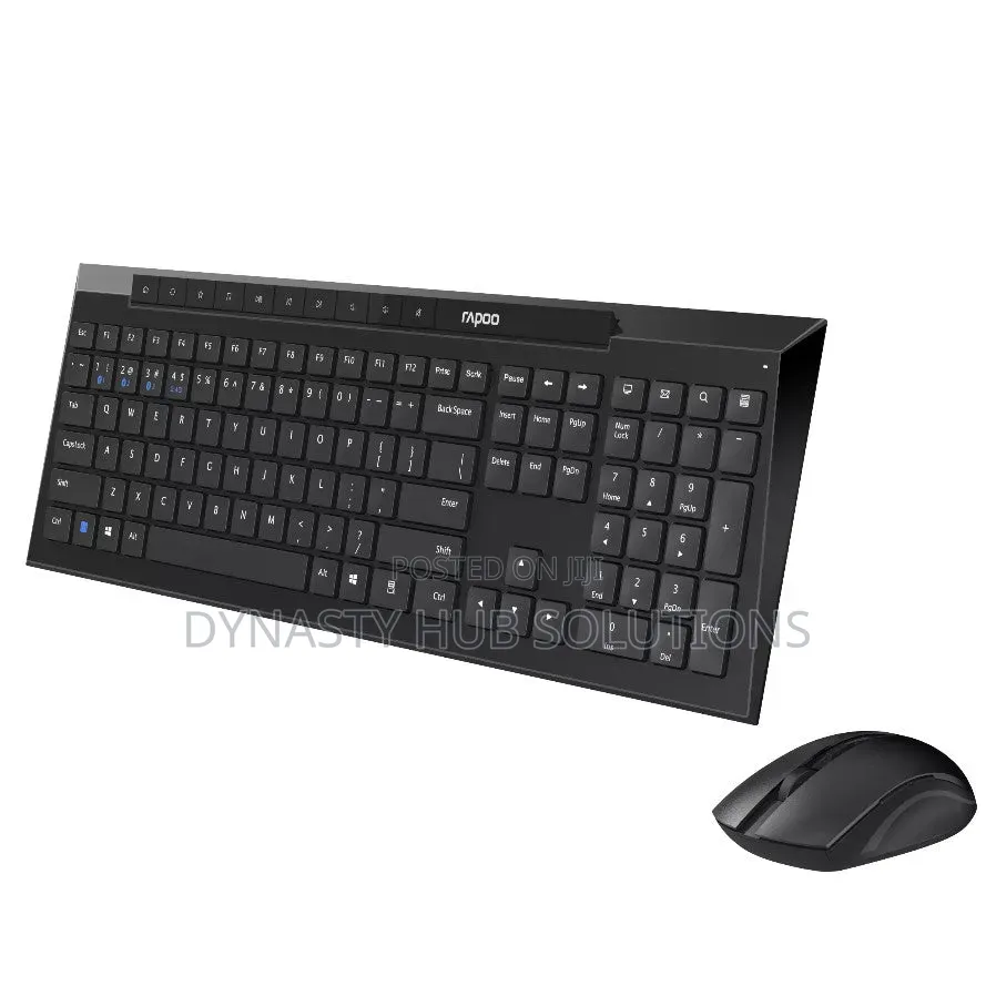Rapoo 8210m Wireless Optical Mouse And Keyboard