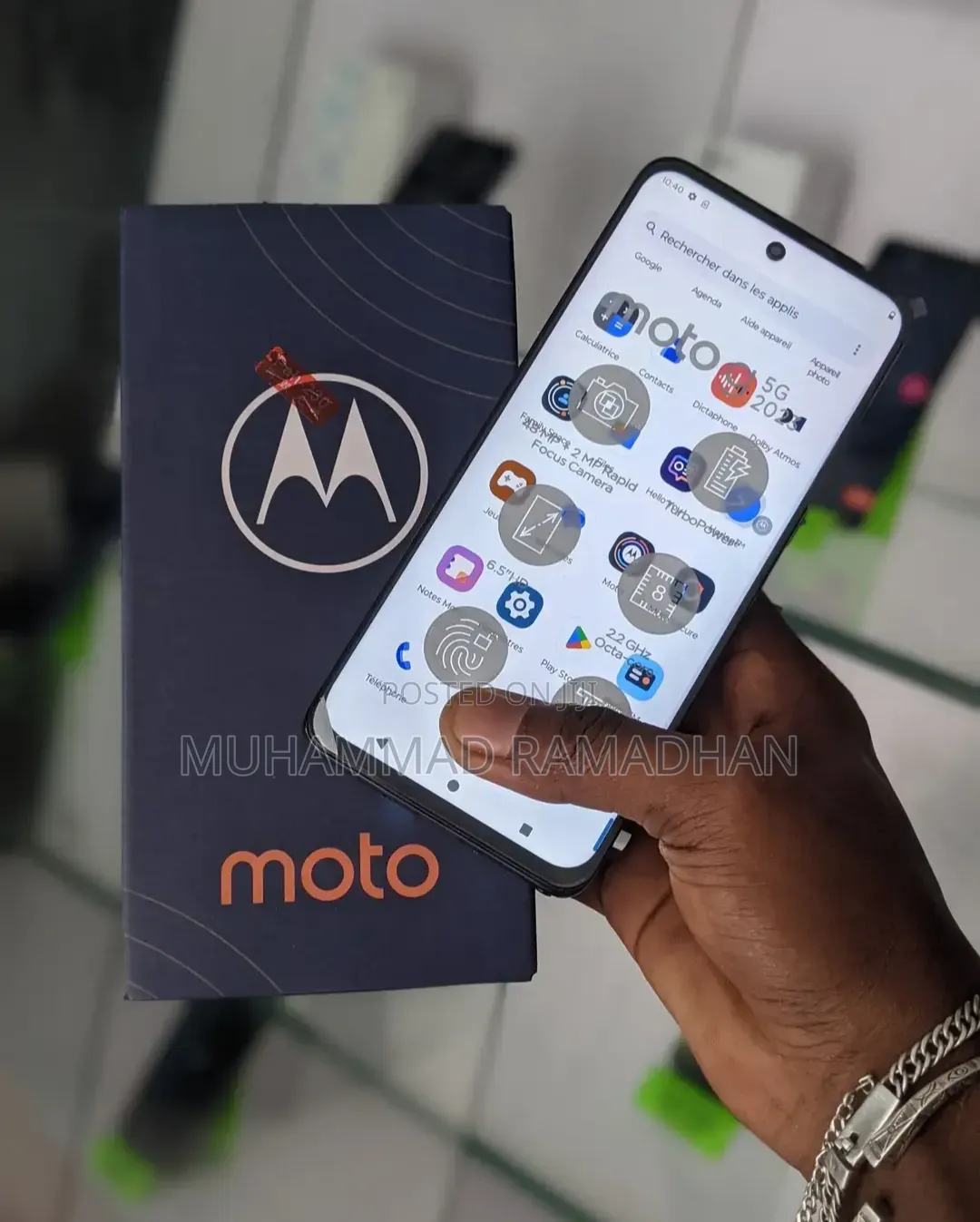 New Motorola Moto G Stylus 5G 128 GB Black