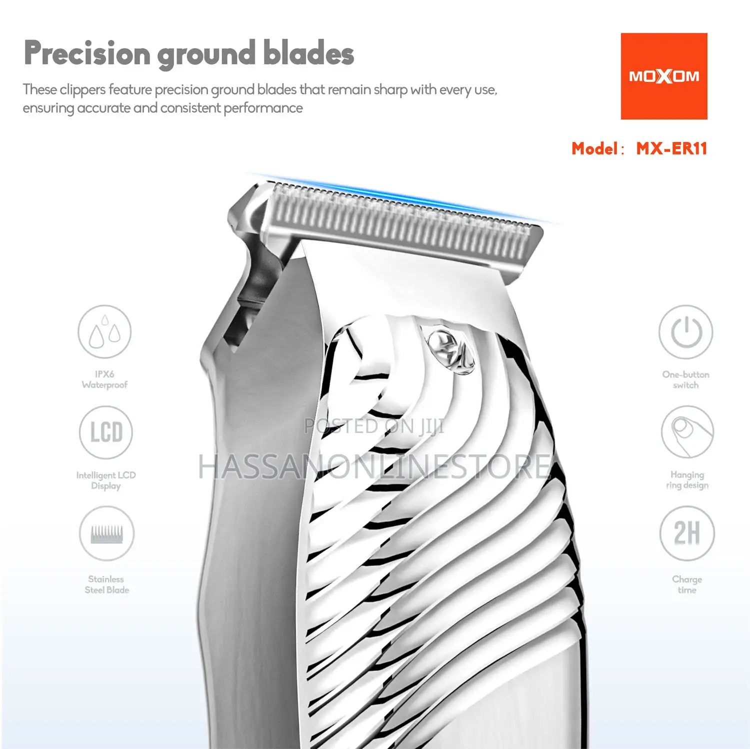 Moxom Mx-Er11 Multifunction Professional Hair Clipper and Trimmer