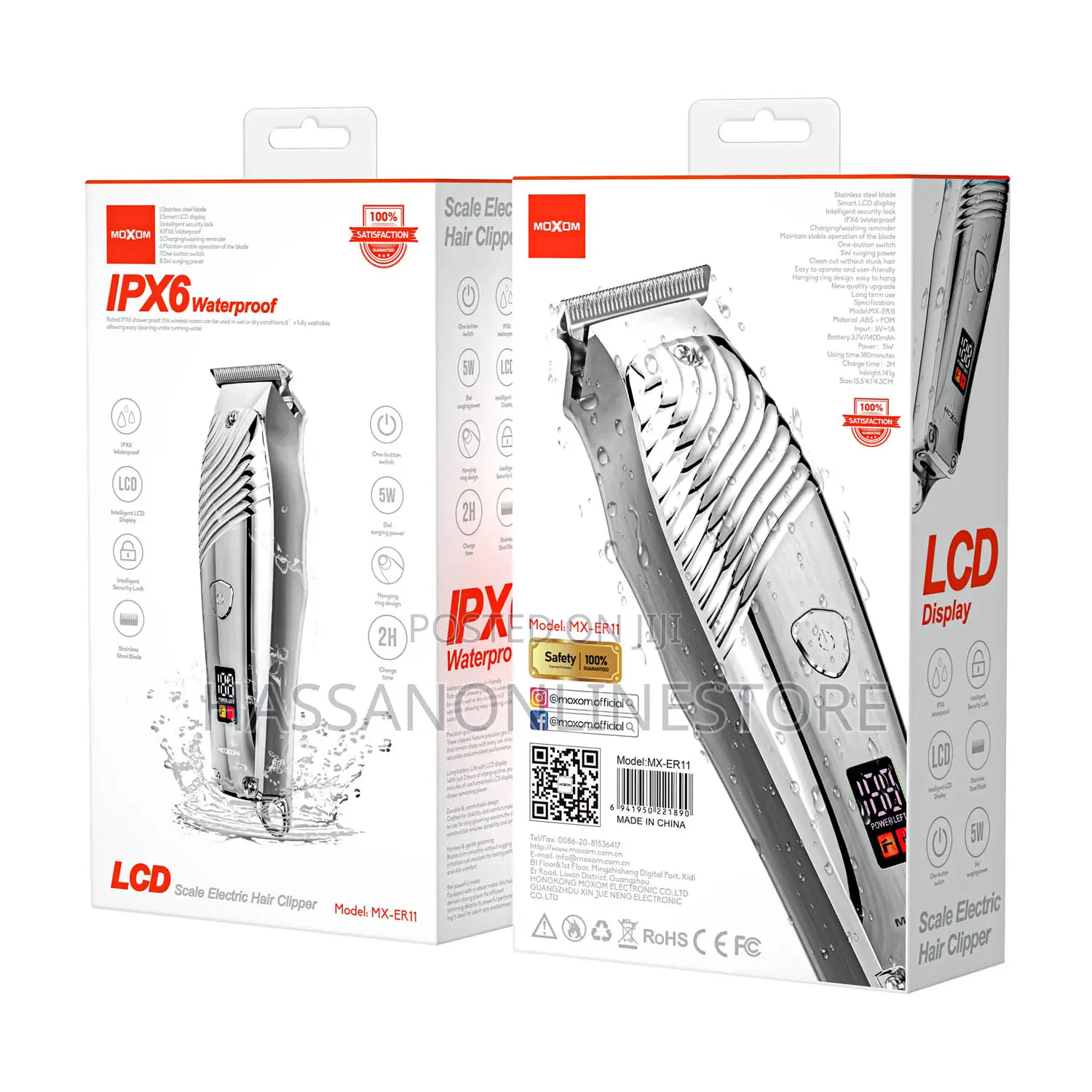 Moxom Mx-Er11 Multifunction Professional Hair Clipper and Trimmer