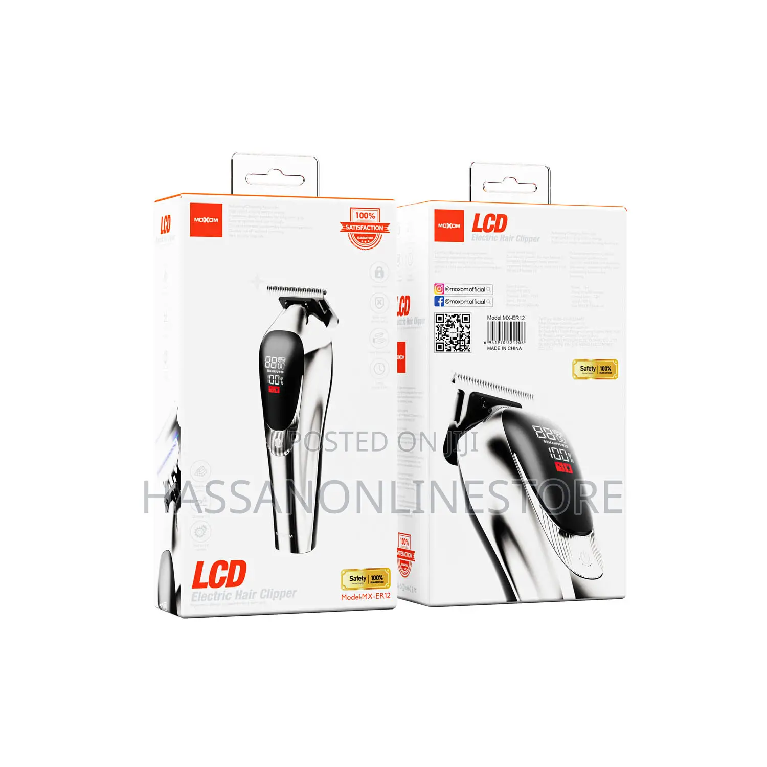 Moxom Mx-Er12 Metal-Bodied Electric Trimmer