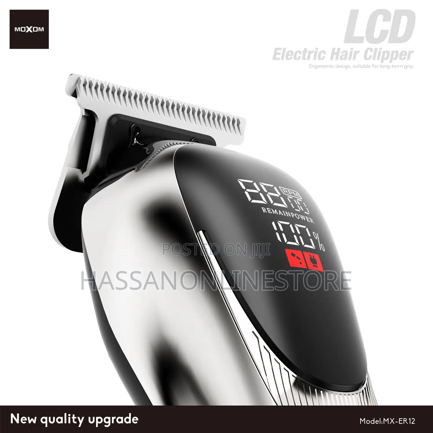 Moxom Mx-Er12 Metal-Bodied Electric Trimmer