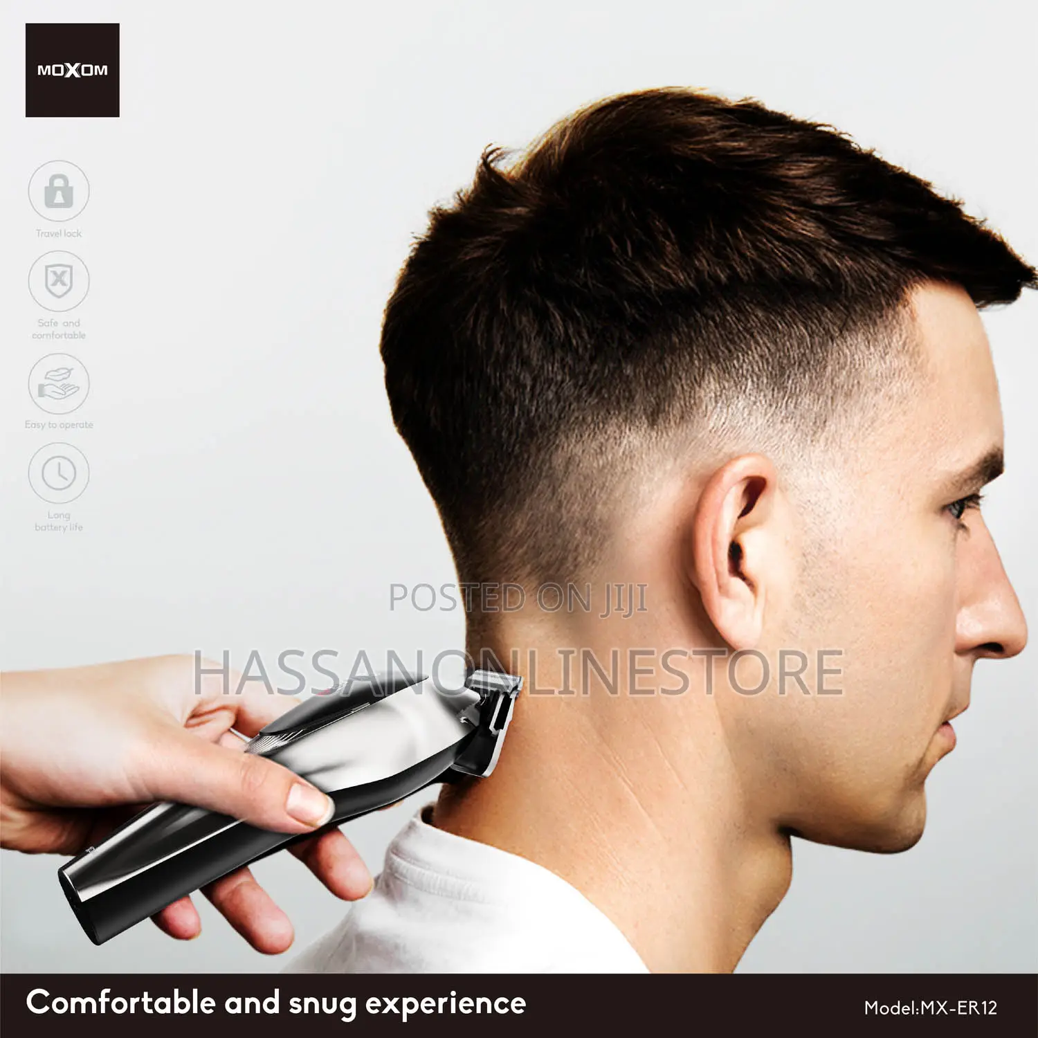 Moxom Mx-Er12 Metal-Bodied Electric Trimmer