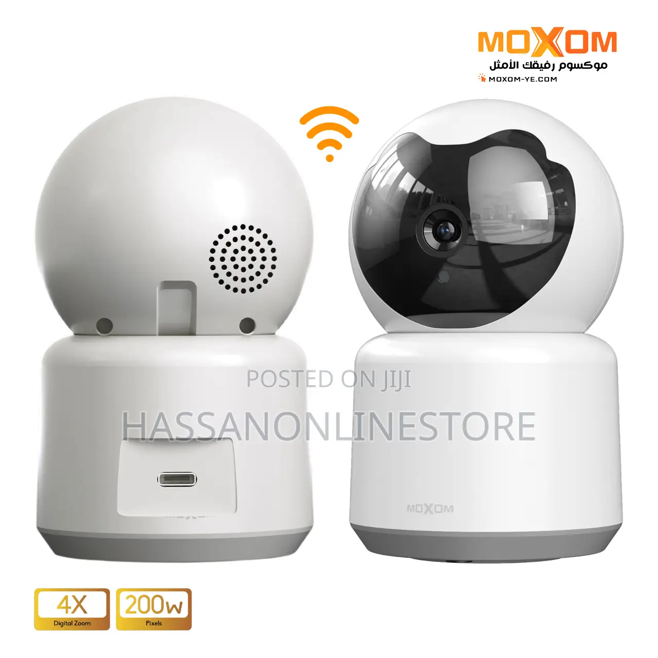 Moxom Mx-Cm01 360-Degree Wireless Smart Home Security Camera