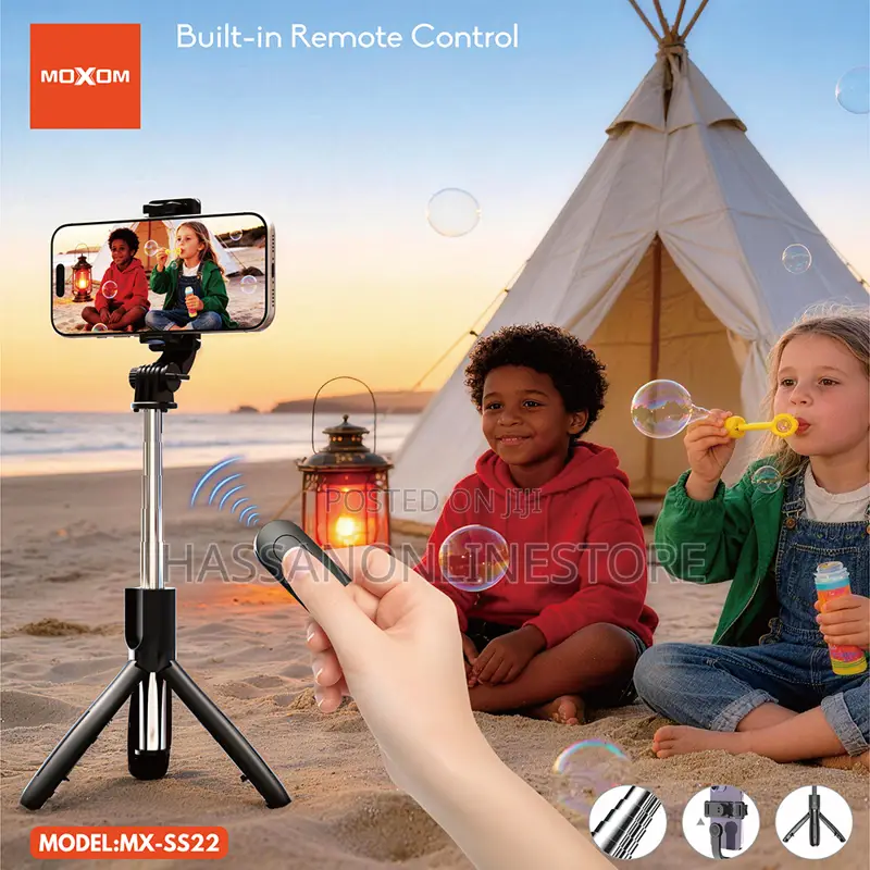 Moxom Mx-Ss22 3-in-1 Detachable Selfie Stick Tripod