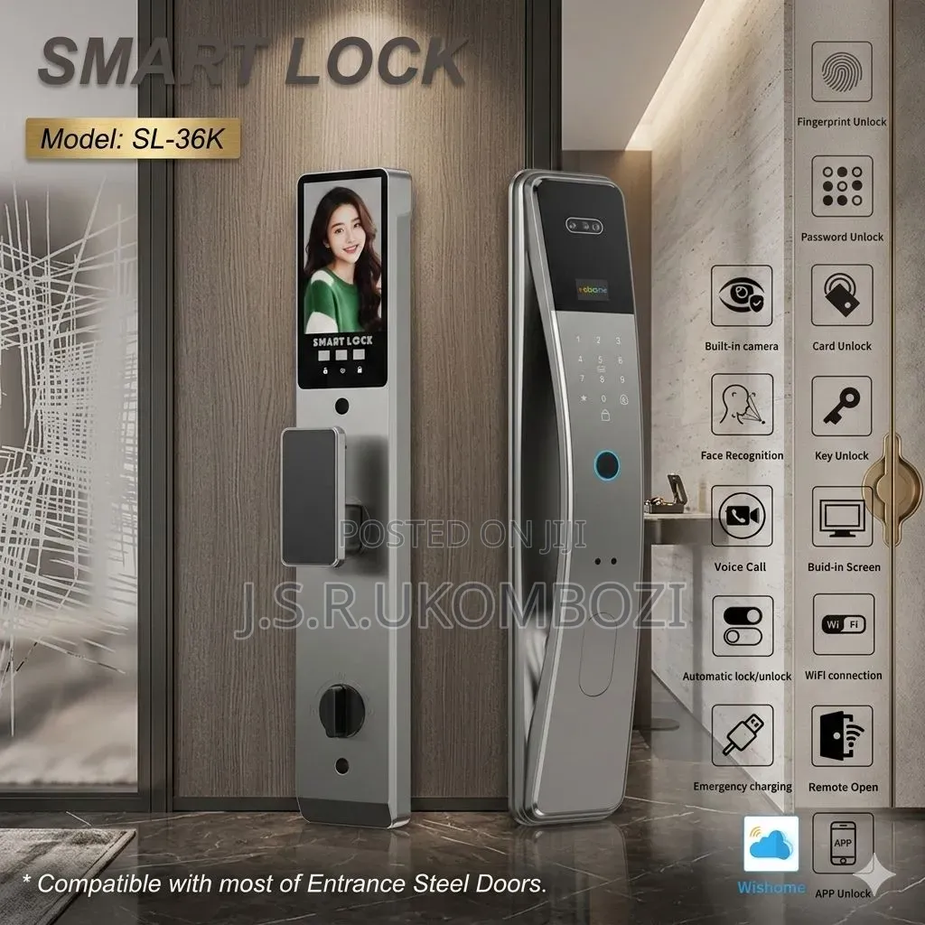 Digiwave Smart Lock With Camera Face Lock System