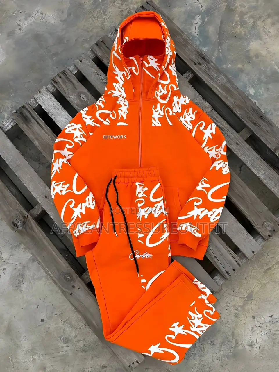 Corteiz Elitework Shell Jacket and Joggers Pants Set Available