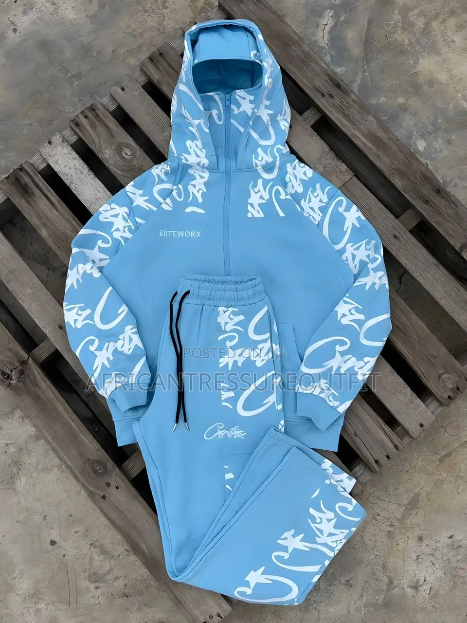 Corteiz Elitework Shell Jacket and Joggers Pants Set Available