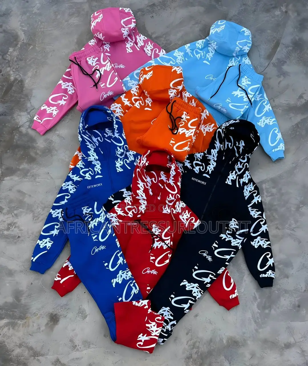 Corteiz Elitework Shell Jacket and Joggers Pants Set Available