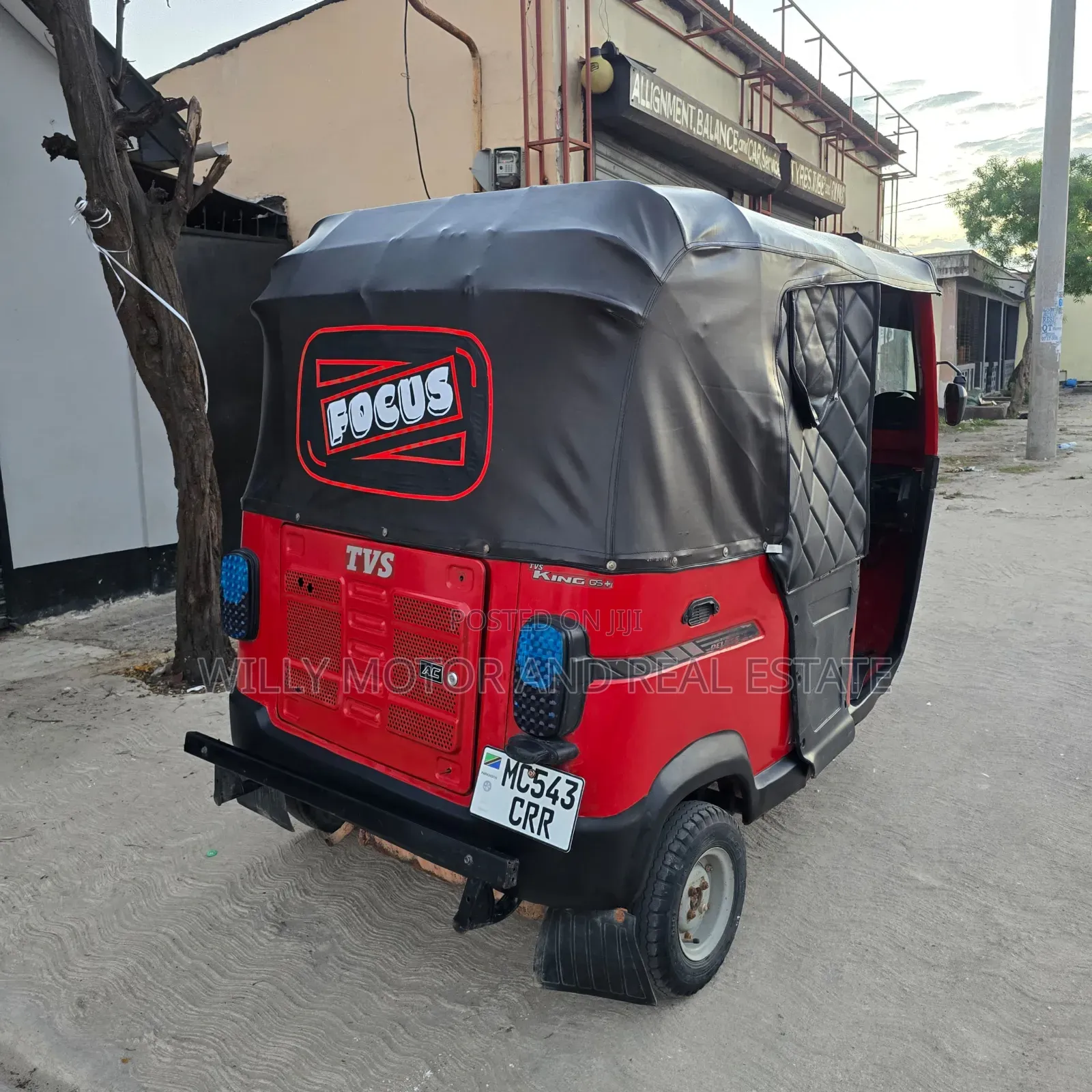 TVS King Deluxe Plus iTouch Start 2022 Red