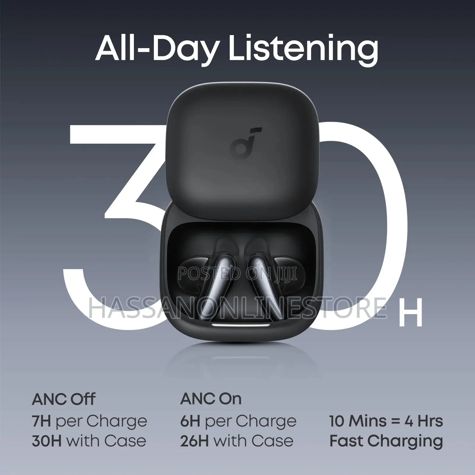 Soundcore by Anker Liberty Buds Wireless Semi-in-Ear Nc Earbuds