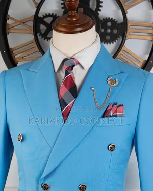 Right Blue, Double Breasted Format Suit