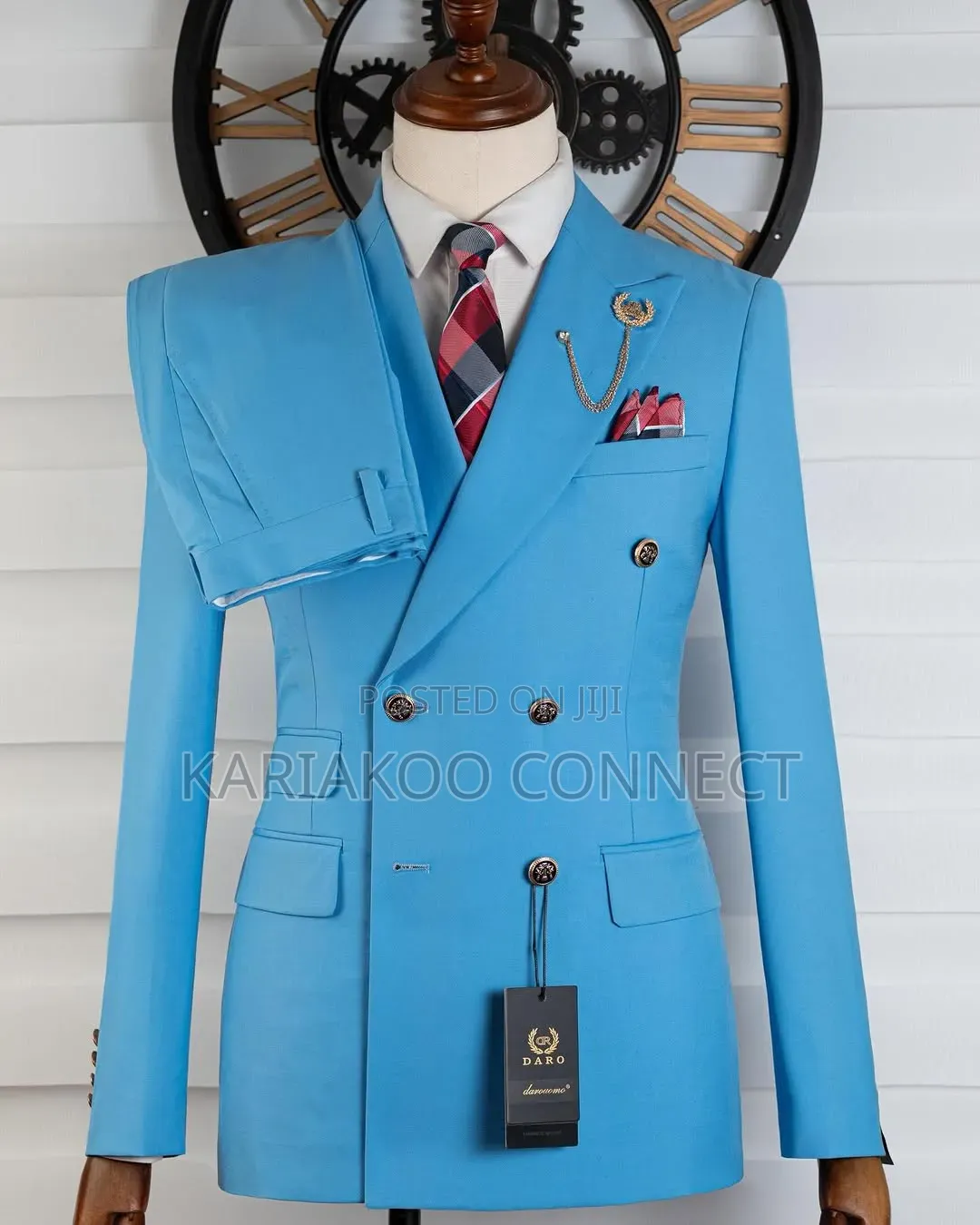 Right Blue, Double Breasted Format Suit