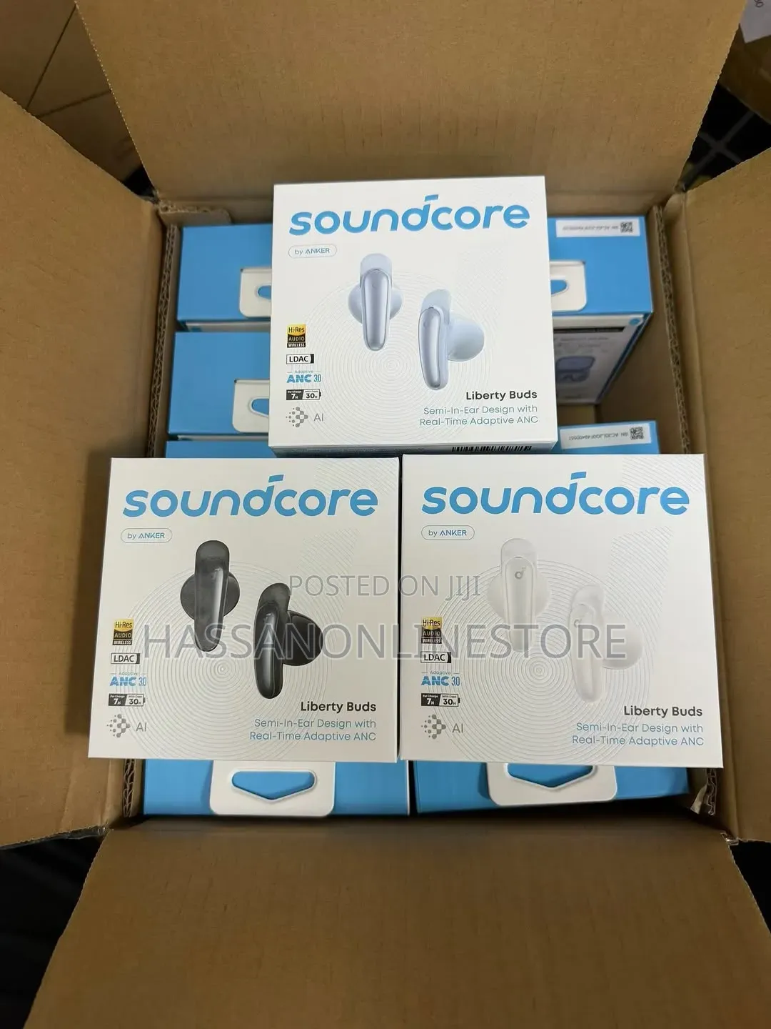 Soundcore by Anker Liberty Buds Wireless Semi-in-Ear Nc Earbuds