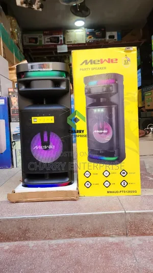 Mewe Portable Party Speaker Rechargeable With Mic Outdoor Biashara Etc