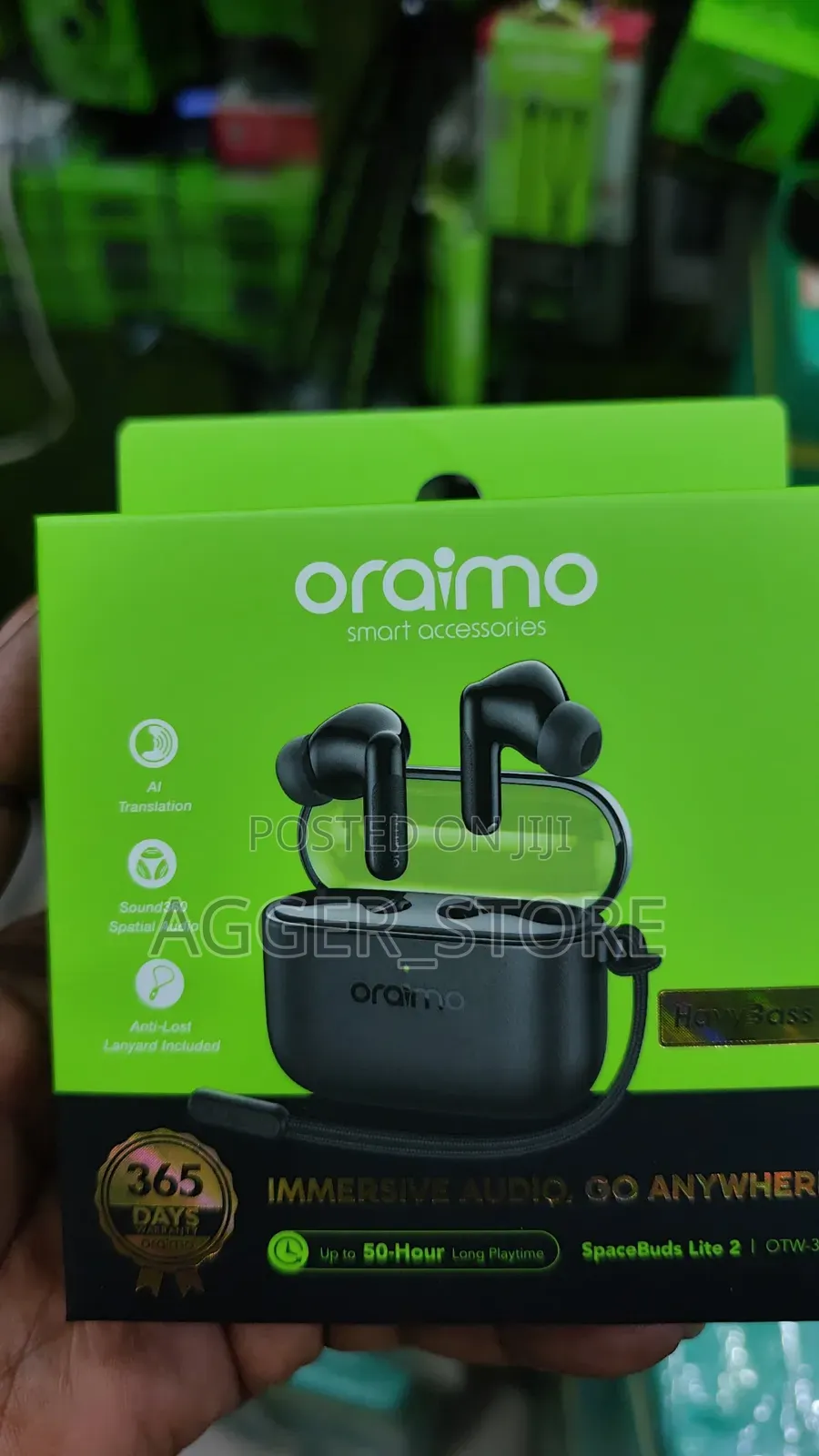 Oraimo Spacebuds Lite 2 Airpods With 50hours Playing Time and Anc