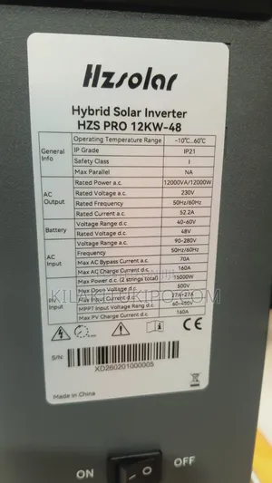 12kw-48v Hybrid Solar Inverter Pro