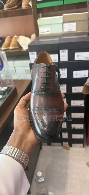 Brown Half Brogue Oxford Shoe