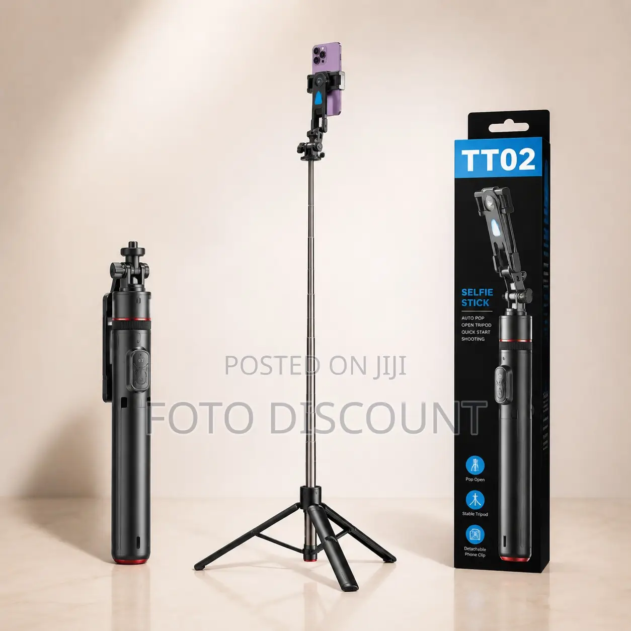 Tt02 Bluetooth Selfie Stick Tripod