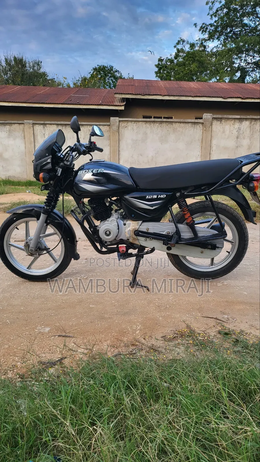 New Bajaj Boxer 125 2025 Black