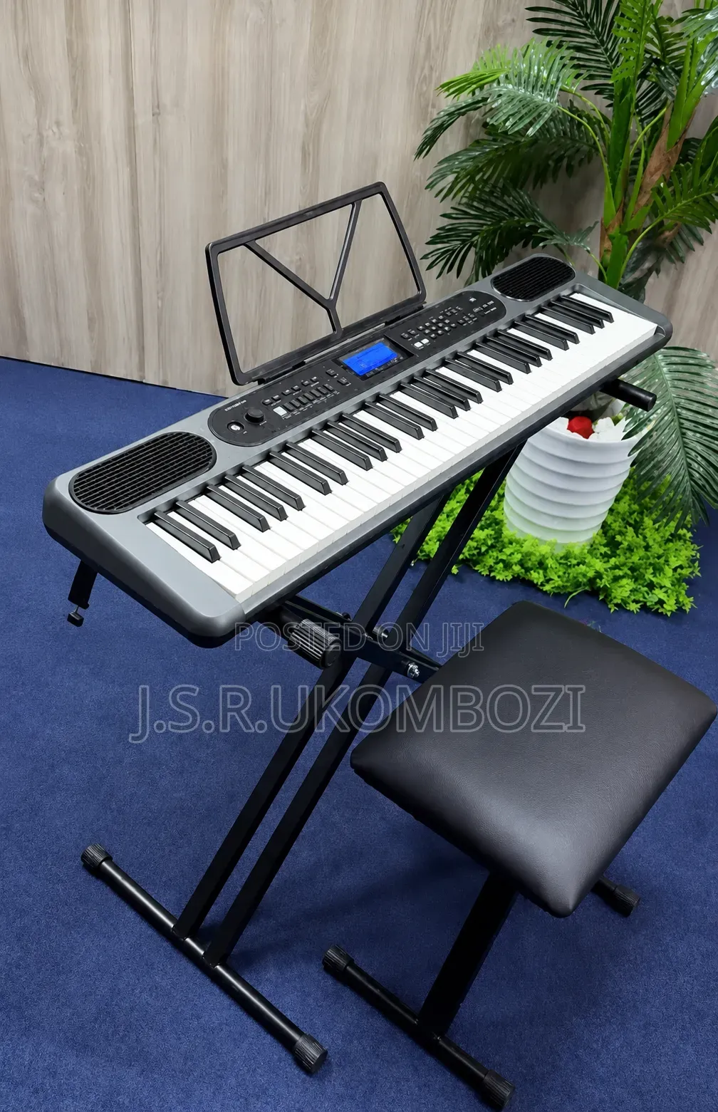 Electronic Keyboard Ym 399 With Chairs Stand Full Set