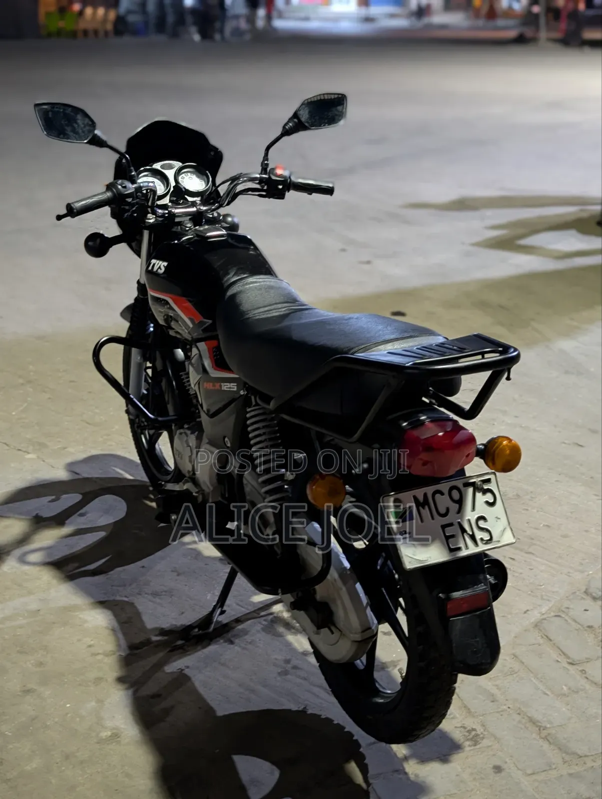 TVS HLX 125 2025 Black