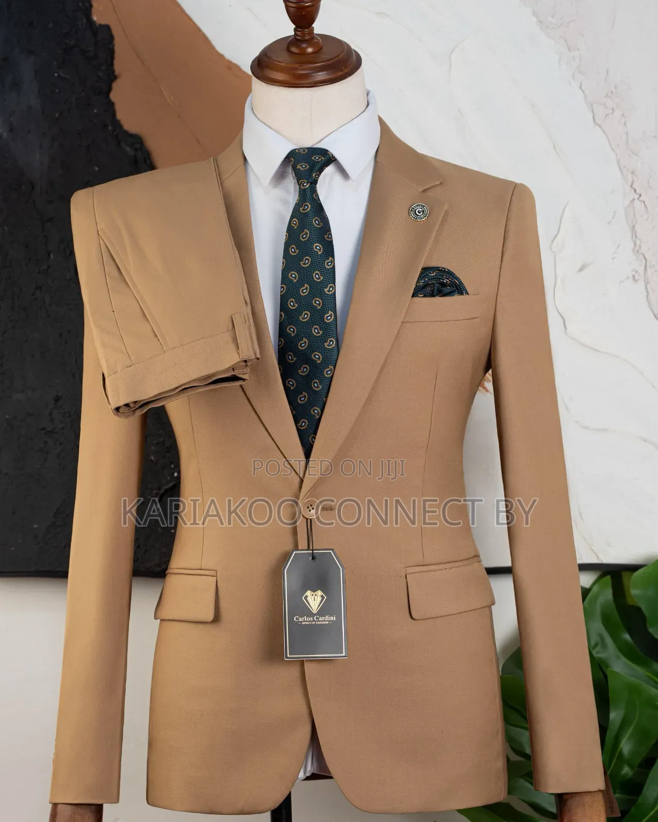 Premium Camel Brown Executive Suit